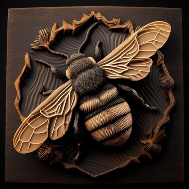 3D модель Bombus zonatus (STL)